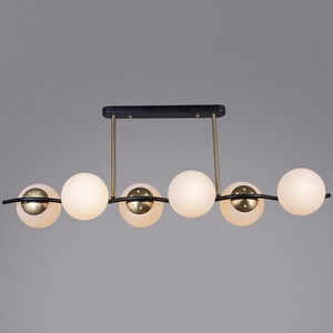 Изображение товара Потолочная люстра на штанге Reluce 36364-0.3-06 BK+COP в форме шара