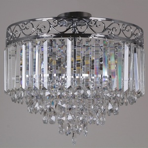 Изображение товара Потолочная люстра хрустальная на штанге Reluce 90183-0.3-10 CR