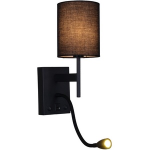 Изображение товара Настенный светильник Reluce 86210-9.2-001KT LED3W+E14 BK