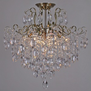 Изображение товара Потолочная люстра хрустальная на штанге Reluce 67030-0.3-600A AB