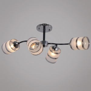 Изображение товара Потолочная люстра на штанге Reluce 45360-0.3-04 BK+CR