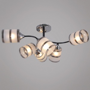 Изображение товара Потолочная люстра на штанге Reluce 45360-0.3-06 BK+CR