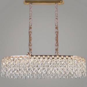 Изображение товара Подвесная люстра светодиодная хрустальная с регулировкой цветовой температуры Reluce 28500-0.4-1000L MX GD