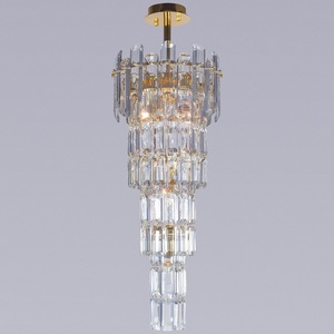 Изображение товара Потолочная люстра хрустальная на штанге Reluce 14750-0.4-07 DN