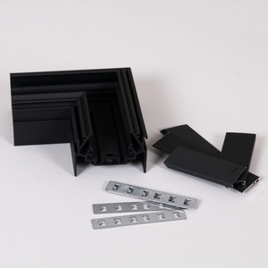 Изображение товара Коннектор угловой для магнитного шинопровода для натяжного потолка Reluce RL 06301 corner connector BK