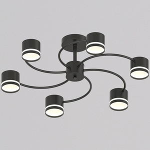 Изображение товара Потолочная люстра на штанге Reluce 26730-0.3-06 GX53 BK