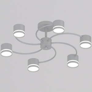 Изображение товара Потолочная люстра на штанге Reluce 26730-0.3-06 GX53 GREY