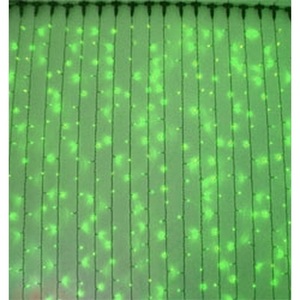 Изображение товара Гирлянда светодиодная Занавес зеленая 220B, LED, провод прозрачный, IP54 Rich LED RL-C2*3-T/G