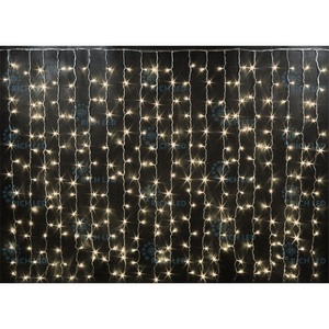 Изображение товара Гирлянда светодиодная Занавес белая 220B, LED, провод белый, IP65 Rich LED RL-CS2*1-CW/WW