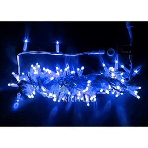 Изображение товара Гирлянда светодиодная синяя постоянного свечения 24B, LED, провод прозрачный, IP65 Rich LED RL-S10C-24V-CT/B