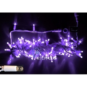 Изображение товара Гирлянда светодиодная фиолетовая постоянного свечения 24B, LED, провод прозрачный, IP65 Rich LED RL-S10C-24V-CT/V