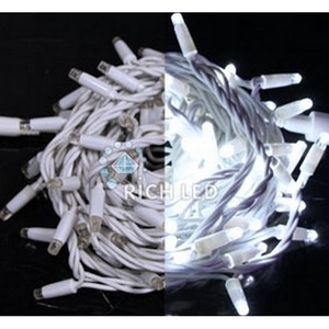 Изображение товара Гирлянда светодиодная белая постоянного свечения 24B, LED, провод белый, IP65 Rich LED RL-S10C-24V-RW/W