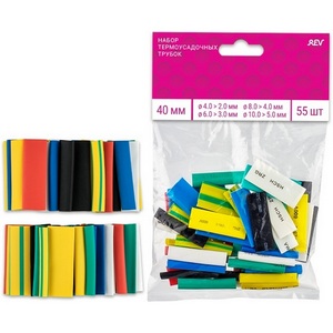 Изображение товара Трубки термоусадочные 55 шт. duwi 08301 6