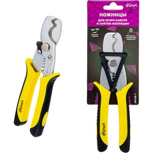 Изображение товара Ножницы для резки кабеля и снятия изоляции duwi 26139 1