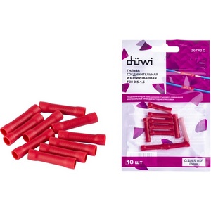 Изображение товара Гильза соединительная изолированная 10 шт, duwi 26743 0