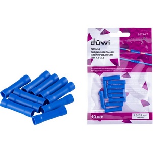 Изображение товара Гильза соединительная изолированная 10 шт, duwi 26744 7