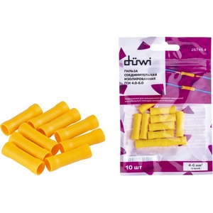 Изображение товара Гильза соединительная изолированная 10 шт, duwi 26745 4