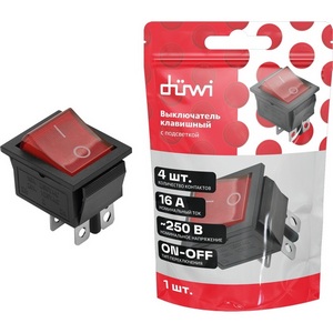 Изображение товара Выключатель клавишный duwi 26840 6