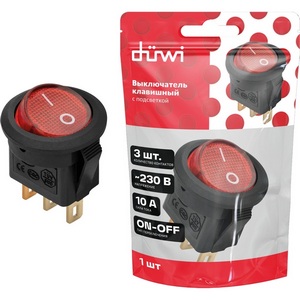 Изображение товара Выключатель клавишный duwi 26849 9