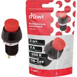 Изображение товара Выключатель кнопочный duwi 26855 0