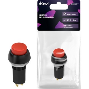 Изображение товара Выключатель кнопочный duwi 26856 7