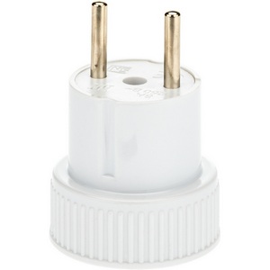 Изображение товара Адаптер переходник на европейскую вилку без заземления duwi 27403 2