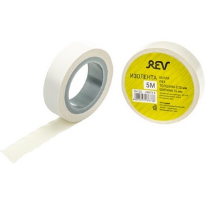 Изображение товара Изолента ПВХ 013х15мм 5м белая REV 28673 8
