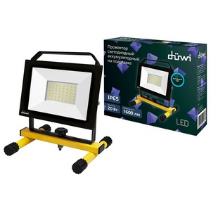 Изображение товара Прожектор уличный IP65 светодиодный аккумуляторный с ЗУ Duwi 29138 1