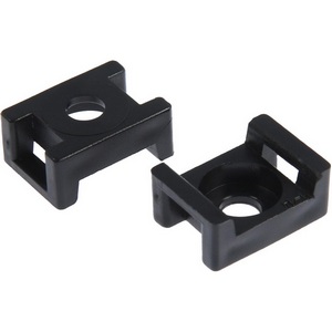 Изображение товара Площадка для хомутов под винт 29x15 мм черная 10 шт. duwi 30203 2