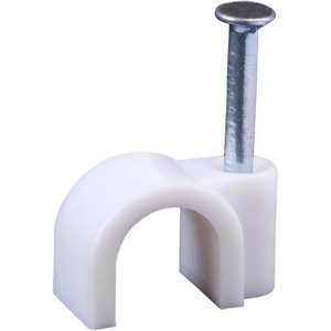 Изображение товара Скоба кабельная круглая 7 мм белая 20 шт. duwi 30306 0