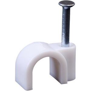 Изображение товара Скоба кабельная круглая 5 мм белая 20 шт. duwi 30307 7