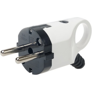 Изображение товара Вилка угловая с заземлением duwi 30467 8