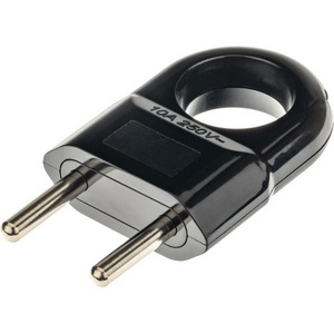 Изображение товара Вилка прямая без заземления duwi 30475 3