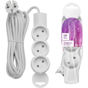 Изображение товара Удлинитель 3-х местный 5 метров без заземления duwi 32003 8 Изображение товара Удлинитель 3-х местный 5 метров без заземления duwi 32003 8