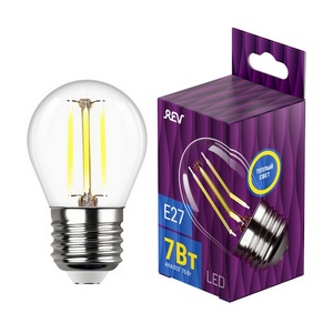 Изображение товара Лампочка светодиодная филаментная REV 32443 0
