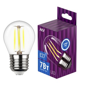 Изображение товара Лампочка светодиодная филаментная REV 32485 0