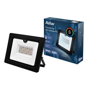 Изображение товара Прожектор RGB уличный IP65 светодиодный с пультом Ritter 53403 7