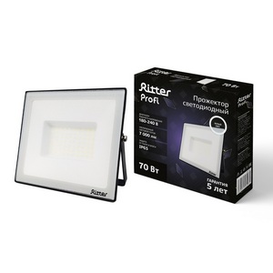 Изображение товара Прожектор уличный IP65 светодиодный Ritter PROFI 53418 5
