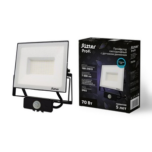 Изображение товара Прожектор уличный IP65 светодиодный с датчиком движения Ritter PROFI 53423 9
