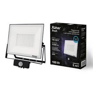 Изображение товара Прожектор уличный IP65 светодиодный с датчиком движения PROFI Ritter 53424 6