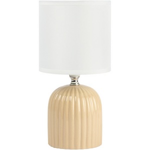 Изображение товара Настольная лампа Rivoli May 7548-502 1 х Е14 40 Вт керамика бежевая с абажуром