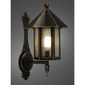 Изображение товара Кованый Настенный уличный фонарь Русские фонари Milan 110-11/bgg-07