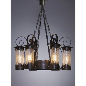 Изображение товара Кованый уличный светильник подвесной Русские фонари Lion 210-96/bc-06