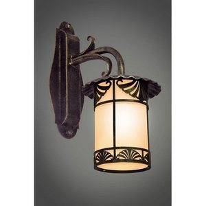 Изображение товара Кованый Настенный уличный фонарь Русские фонари Marsel 230-12/bg-03