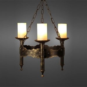 Изображение товара Кованый уличный светильник подвесной Русские фонари Amelia 240-93/brg-10 подсвечник