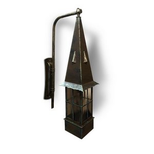 Изображение товара Настенный уличный фонарь домик Русские фонари Рувиано 250-13/bbg-15