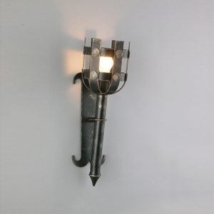 Изображение товара Кованый Настенный уличный фонарь факел Русские фонари Delia 270-11/bc