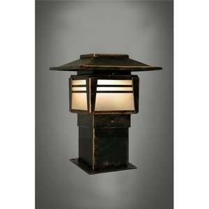 Изображение товара Кованый Наземный фонарь уличный Русские фонари Novara 330-33/bg-11