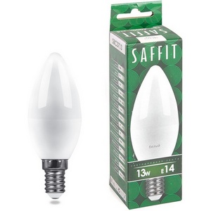 Изображение товара Лампа светодиодная Saffit SBC3713 55164 Свеча E14 13W 230V 4000K