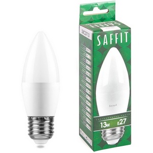 Изображение товара Лампа светодиодная Saffit SBC3713 55167 Свеча E27 13W 230V 4000K